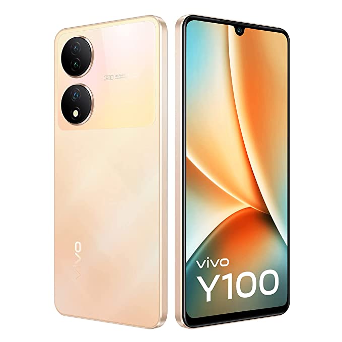 Mobile phone Vivo Y100 5G (Twilight Gold, 8GB RAM, 128GB Storage) with No Cost EMI/Additional Exchange Offers