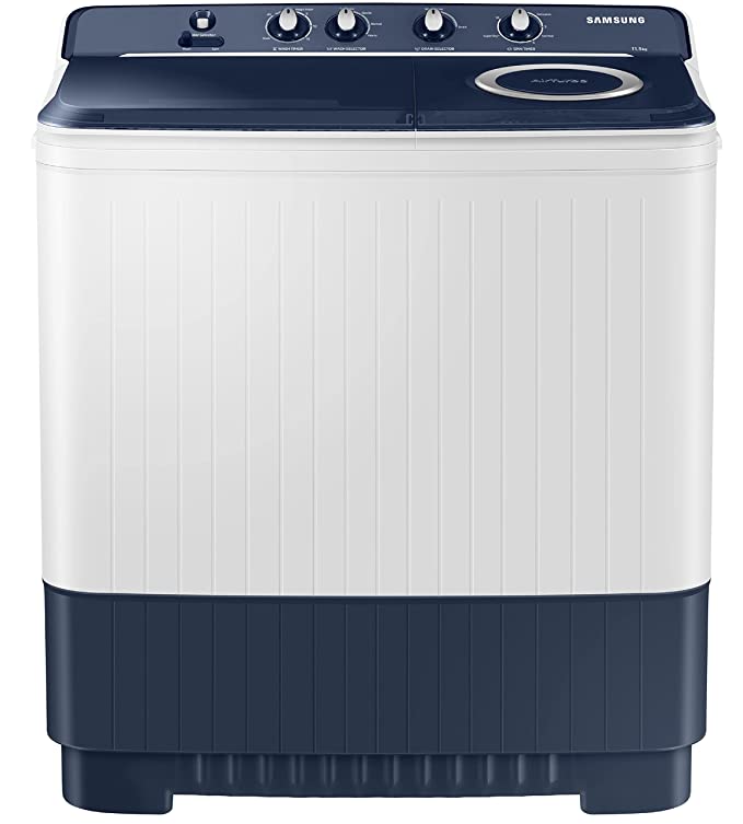 Samsung 11.5 Kg Semi-Automatic Top Loading Washing Machine ( Blue, Air Turbo Technology)